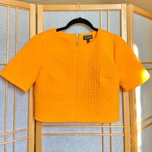 Topshop Yellow-Orange Croptop